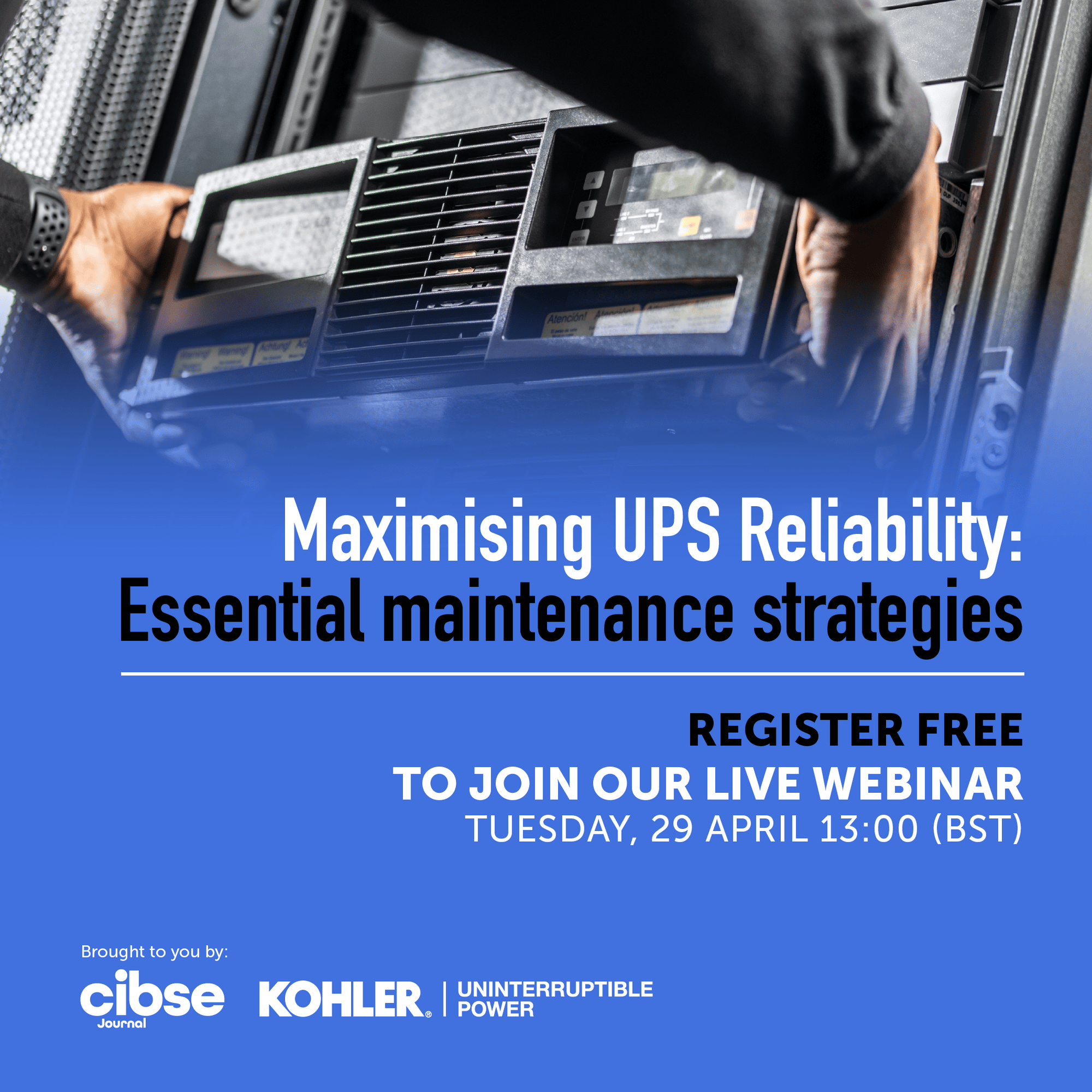 UPS maintenance webinar